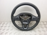 2016 FORD C-MAX GRAND ZETEC TDCI 1.5 DIESEL MPV STEERING WHEEL (LEATHER)  2013,2014,2015,2016GENUINE 2016 FORD GRAND C-MAX MPV LEATHER MULTIFUCNTION STEERING WHEEL        GOOD