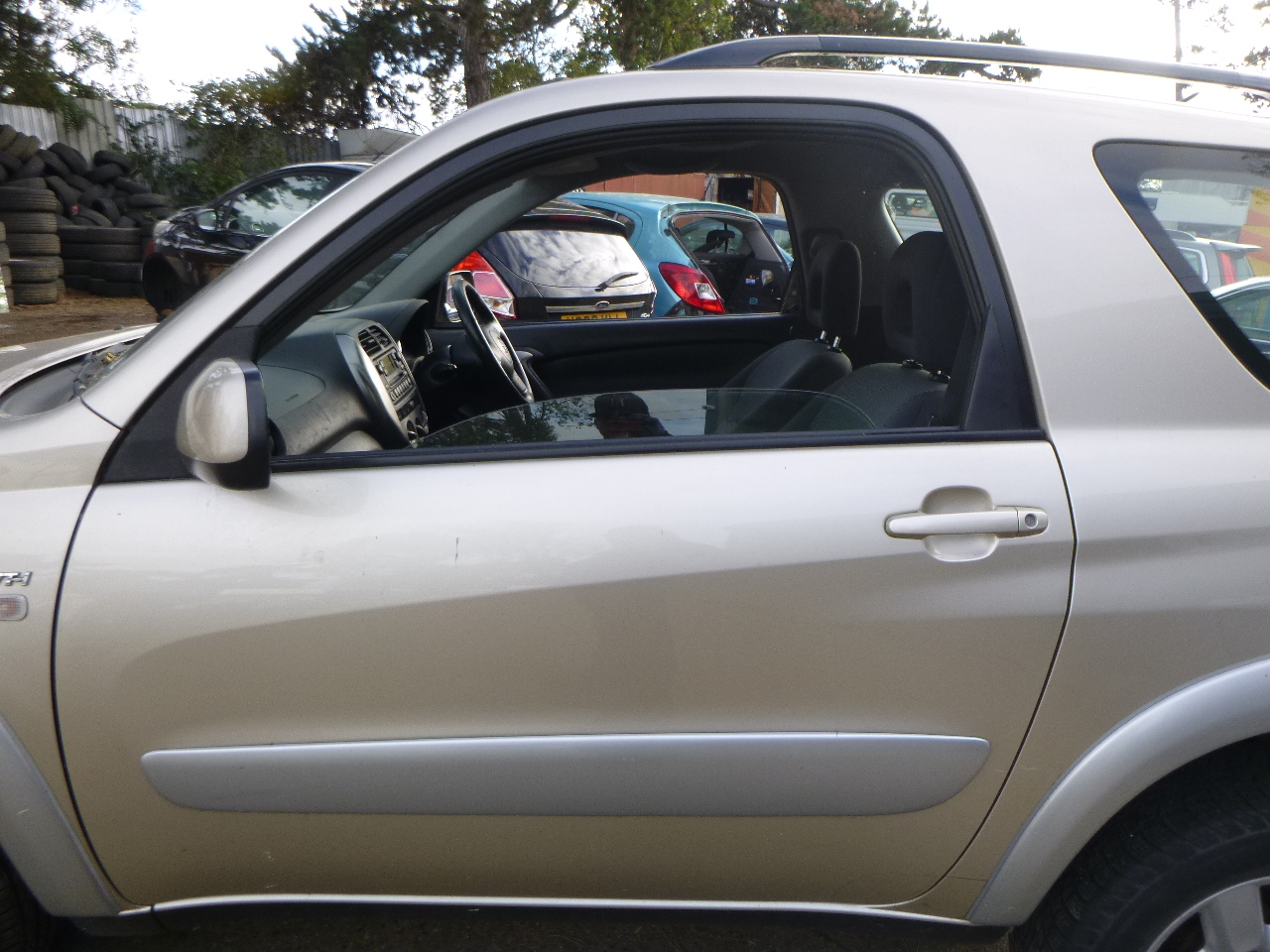 TOYOTA RAV-4 MK3 3DR 2000-2005 DOOR - PASSENGER FRONT (BARE) GOLD 4R4