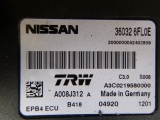 NISSAN X-TRAIL T32 2014-2021 HAND BRAKE ECU (ELECTRONIC) 2014,2015,2016,2017,2018,2019,2020,2021NISSAN X-TRAIL T32 2014-2021 HAND BRAKE ECU (ELECTRONIC) 36032 6FL0E      Used