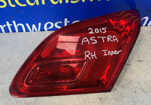 OPEL ASTRA EXCLUSIVE 98 2010-2013 TAIL LIGHT - RH  2010,2011,2012,2013      Used