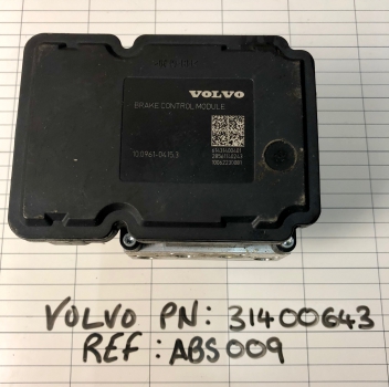 #22495 VOLVO V40 CROSS COUNTRY SE D3 AUTO 2012-2016 1984 ABS PUMP/MODULATOR/CONTROL UNIT 2012,2013,2014,2015,2016VOLVO V40 ABS PUMP WITH CONTROL UNIT  31400643 31400643     GOOD