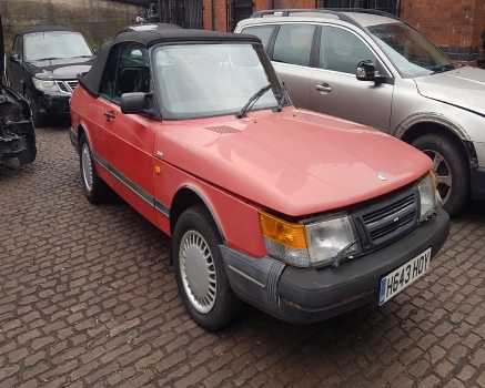 SAAB 900 I16 CONVERTIBLE E0 4 1990 BREAKING FOR SPARES  1990SAAB 900 I16 CONVERTIBLE E0 4 1990 BREAKING FOR SPARES       Used