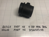 VOLVO S40 AIR FLOW METER 0281006346 2004-2009 2004,2005,2006,2007,2008,2009#1980 VOLVO S40 2004-2009 2.0 AIR FLOW METER 0281006346 MAF, MASS AIRFLOW    GOOD