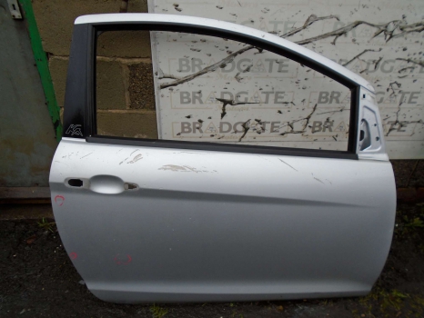 FORD KA 2009-2016 DOOR - BARE (FRONT DRIVER SIDE) SILVER