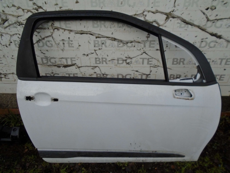 CITROEN DS3 2009-2015 DOOR - BARE (FRONT DRIVER SIDE) WHITE