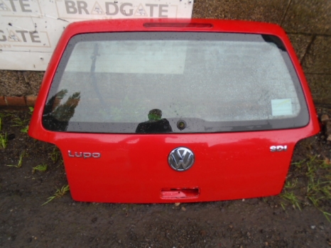 VOLKSWAGEN LUPO S HATCHBACK 1999-2003 TAILGATE RED LY3D