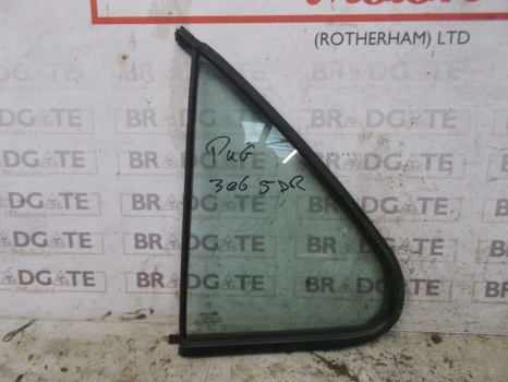 PEUGEOT 306 1997-2001 QUARTER WINDOW (REAR PASSENGER SIDE)