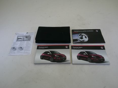VAUXHALL ADAM 2012-2019 OWNERS MANUAL