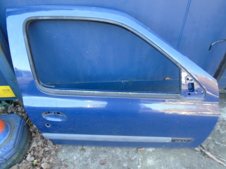 RENAULT CLIO 3 DOOR 2001-2005 DOOR - BARE (FRONT DRIVER SIDE) BLUE