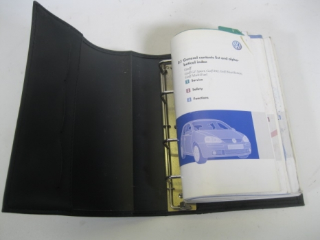 VW GOLF 2004-2009 OWNERS MANUAL