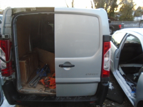 PEUGEOT EXPERT HDI 1000 L1H1 PROFESSIONAL E5 4 SOHC PANEL VAN 2007-2016 DOOR - BARE (REAR DRIVER SIDE) SILVER