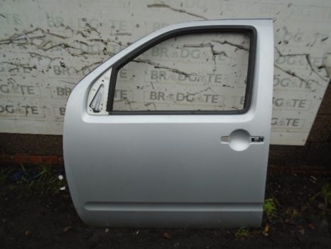 NISSAN NAVARA 2006-2010 DOOR - BARE (FRONT PASSENGER SIDE) SILVER - KLO