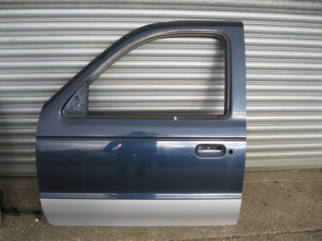 FORD RANGER CREW CAB PICKUP 2000-2006 DOOR - BARE (FRONT PASSENGER SIDE) BLUE OVER SILVER