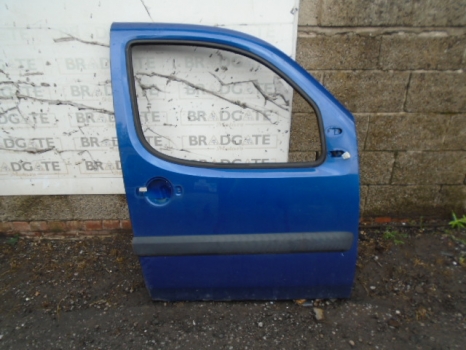FIAT DOBLO CARGO MULTIJET SX MK1 (223-0) 2001-2010 DOOR - BARE (FRONT DRIVER SIDE) BLUE/597
