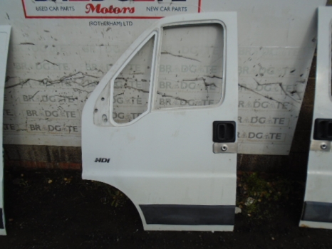 PEUGEOT BOXER VAN 2002-2006 DOOR - BARE (FRONT PASSENGER SIDE) WHITE