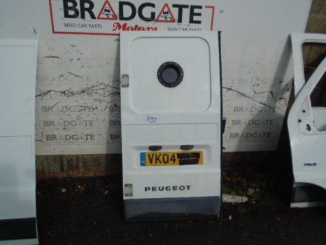 PEUGEOT BOXER VAN 2002-2006 DOOR - BARE (REAR PASSENGER SIDE) WHITE