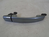 VAUXHALL CORSA 2006-2010 DOOR HANDLE WITH END CAP - EXTERIOR 2006,2007,2008,2009,2010VAUXHALL CORSA  DOOR HANDLE WITH END CAP - EXTERIOR SILVER Z17 2006-2010      Used