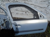 RENAULT CLIO 5 DOOR 2001-2005 DOOR - BARE (FRONT DRIVER SIDE) SILVER 2001,2002,2003,2004,2005RENAULT CLIO DOOR - BARE (FRONT DRIVER/RIGHT SIDE) SILVER MV632 2001-2005      Used