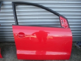 VOLKSWAGEN POLO MATCH 5 DOOR 2009-2014 DOOR - BARE (FRONT DRIVER SIDE) RED 2009,2010,2011,2012,2013,2014VOLKSWAGEN POLO DOOR - BARE (FRONT DRIVER/RIGHT SIDE) RED LP3G 5 DOOR 2009-2014      Used