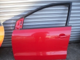 VOLKSWAGEN POLO MATCH 5 DOOR 2009-2014 DOOR - BARE (FRONT PASSENGER SIDE) RED 2009,2010,2011,2012,2013,2014VOLKSWAGEN POLO DOOR BARE (FRONT PASSENGER/LEFT SIDE) RED LP3G 5 DOOR 2009-2014      Used