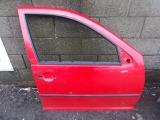 VOLKSWAGEN GOLF MK4 1998-2003 DOOR - BARE (FRONT DRIVER SIDE)  1998,1999,2000,2001,2002,2003VOLKSWAGEN GOLF MK4 5 DOOR 1998-2003 DOOR - BARE (FRONT DRIVER SIDE) RED LY3D      Used