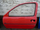 VAUXHALL CORSA C 1993-1999 DOOR - BARE (FRONT PASSENGER SIDE)  1993,1994,1995,1996,1997,1998,1999VAUXHALL CORSA B 3 DOOR 1993-1999 DOOR - BARE (FRONT PASSENGER/LEFT SIDE) RED      Used
