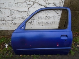 NISSAN MICRA 3 DOOR 2000-2003 DOOR - BARE (FRONT PASSENGER SIDE) BLUE 2000,2001,2002,2003NISSAN MICRA DOOR - BARE (FRONT PASSENGER/LEFT SIDE) BLUE 3 DOOR 2000-2003      Used