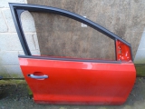 VW POLO 6R 5 DOOR 2009-2014 DOOR - BARE (FRONT DRIVER SIDE) RED/LD27 2009,2010,2011,2012,2013,2014VW POLO 6R DOOR - BARE (FRONT DRIVER/RIGHT SIDE) RED/LD27 2009-2014      Used