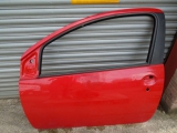 CITROEN C1 VIBE 3 DOOR 2005-2012 DOOR - BARE (FRONT PASSENGER SIDE) RED 2005,2006,2007,2008,2009,2010,2011,2012CITROEN C1 VIBE DOOR - BARE (FRONT PASSENGER/LEFT SIDE) RED KJH 3 DOOR 2005-2012      Used