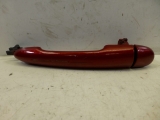 RENAULT SCENIC 2003-2006 DOOR HANDLE WITH END CAP - EXTERIOR 2003,2004,2005,2006RENAULT SCENIC 2003-2006 DOOR HANDLE WITH END CAP - EXTERIOR 8200178953 RED  8200178953     Used