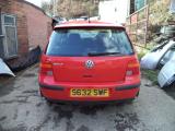 VOLKSWAGEN GOLF MK4 E 1998-2003 COMPLETE VEHICLE 1998,1999,2000,2001,2002,2003      Used