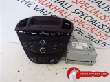 VAUXHALL INSIGNIA 5 DOOR HATCHBACK 2009-2013 STEREO SYSTEM 2009,2010,2011,2012,2013VAUXHALL INSIGNIA 09-ON STEREO 400 + DISPLAY + SWITCHES 20983513 NOT RESET      Used