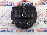 VAUXHALL ASTRA 2009-2016 STEREO CONTROL PANEL 2009,2010,2011,2012,2013,2014,2015,2016VAUXHALL ASTRA J MK6 09-15 STEREO AUDIO AND HEATER CONTROL PANEL 13346050       Used