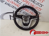 VAUXHALL INSIGNIA 5 DOOR HATCHBACK 2009-2013 STEERING WHEEL (LEATHER) 2009,2010,2011,2012,2013VAUXHALL INSIGNIA 09-13 LEATHER STEERING WHEEL WITH CONTROLS 13316547 8948      Used