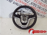 VAUXHALL INSIGNIA 5 DOOR HATCHBACK 2009-2017 STEERING WHEEL (LEATHER) 2009,2010,2011,2012,2013,2014,2015,2016,2017VAUXHALL INSIGNIA 09-17 LEATHER STEERING WHEEL WITH CONTROLS 13316547 10366      Used