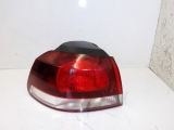 VOLKSWAGEN GOLF 2008-2012 REAR/TAIL LIGHT (PASSENGER SIDE) 2008,2009,2010,2011,2012VOLKSWAGEN GOLF MK6 08-12 PASSENGER SIDE REAR TAIL LIGHT N/S/R A046341 VS1112 A046341      GRADE B