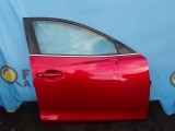 MAZDA 3 5 DOOR HATCHBACK 2014-2018 DOOR BARE (FRONT DRIVER SIDE) RED 2014,2015,2016,2017,2018MAZDA 3 D MK3 BM 5DR HATCH 2014-2018 RIGHT FRONT O/S/F DOOR BARE RED 40159      GRADE C