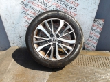 TOYOTA VERSO 5 DOOR MPV 2013-2018 ALLOY WHEEL - SINGLE 2013,2014,2015,2016,2017,2018TOYOTA VERSO MK2 FACELIFT CV5 2013-2018 SINGLE ALLOY WHEEL + TYRE 17 INCH VS2576      GRADE B