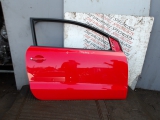 VOLKSWAGEN POLO 3 DOOR HATCHBACK 2009-2014 DOOR BARE (FRONT DRIVER SIDE) RED 2009,2010,2011,2012,2013,2014VOLKSWAGEN POLO MK5 6R 3DR HATCH 2009-2014 RIGHT FRONT O/S/F DOOR BARE RED 39853      GRADE C