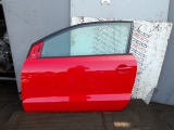 VOLKSWAGEN POLO 3 DOOR HATCHBACK 2009-2014 DOOR BARE (FRONT PASSENGER SIDE) RED 2009,2010,2011,2012,2013,2014VOLKSWAGEN POLO MK5 6R 3DR HATCH 2009-2014 LEFT FRONT N/S/F DOOR BARE RED 39853      GRADE B