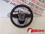 VAUXHALL INSIGNIA 5 DOOR HATCHBACK 2009-2013 STEERING WHEEL (LEATHER) 2009,2010,2011,2012,2013VAUXHALL INSIGNIA 09-13 LEATHER STEERING WHEEL WITH CONTROLS 13316547 7187      Used