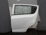 CHEVROLET AVEO 5 DOOR HATCHBACK 2011-2015 DOOR BARE (REAR PASSENGER SIDE) WHITE 2011,2012,2013,2014,2015CHEVROLET AVEO LS MK2 T300 5DR 2011-2015 LEFT REAR N/S/R DOOR BARE WHITE 39236      GRADE C