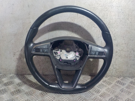 SEAT LEON MK3 1.6 TDI CXX HATCHBACK 5 Door 2013-2017 STEERING WHEEL WITH MULTIFUNCTIONS
