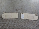 VOLKSWAGEN GOLF SE TDI E5 4 DOHC 2008-2013 PAIR OF SUN VISORS 2008,2009,2010,2011,2012,2013VOLKSWAGEN GOLF MK6 2008-2012  PAIR OF SUN VISORS IN CREAM COLOUR 1K0857552 1K0857552     GOOD