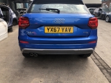 AUDI Q2 S LINE 2017-2020 BUMPER - REAR LX5J 2017,2018,2019,2020AUDI Q2 S LINE 2017-2020 BUMPER (COMPLETE) REAR - X5J LX5J ARA BLUE      Used