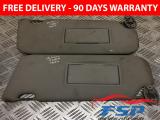 FORD FIESTA STYLE TDCI 2002-2008 SET OF SUN VISORS 2002,2003,2004,2005,2006,2007,2008FORD FIESTA MK5 STYLE TDCI 2002-2008 SET OF SUN VISORS     