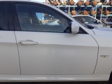 BMW E90 SALOON 2008-2012 DOOR BARE (FRONT DRIVER SIDE) ALPINE WHITE 300 2008,2009,2010,2011,2012BMW E90 E91 3 SERIES SALOON TOURING DRIVERS RIGHT FRONT DOOR BARE ALPINE WHITE 7203644 7152686     Used