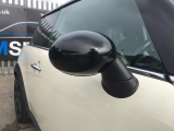 MINI R56 COOPER S LCI HATCHBACK 2010-2013 1.6 DOOR MIRROR MANUAL (DRIVER SIDE) 2010,2011,2012,2013MINI R55 R56 R57 R58 ONE COOPER S 07-13 DRIVERS RIGHT DOOR WING MIRROR BLACK  2755638     Used