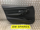 BMW 3 SERIES 2011-2015 DOORCARD (PASSENGER SIDE FRONT) 2011,2012,2013,2014,2015BMW 3 SERIES F30 F31 PASSENGER LEFT FRONT DOOR CARD BLACK LEATHER 7279193  7279193 7436531 6277581     Used