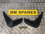 BMW I E46 COUPE 1999-2003 MUDFLAP SET TOPAZ BLUE 1999,2000,2001,2002,2003BMW 3 SERIES E46 COUPE CAB 99-03 REAR BUMPER MUD FLAPS PAIR SET & 5 FIXINGS  N/A     Used
